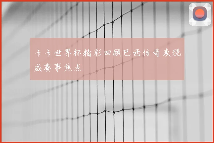 卡卡世界杯精彩回顾巴西传奇表现成赛事焦点